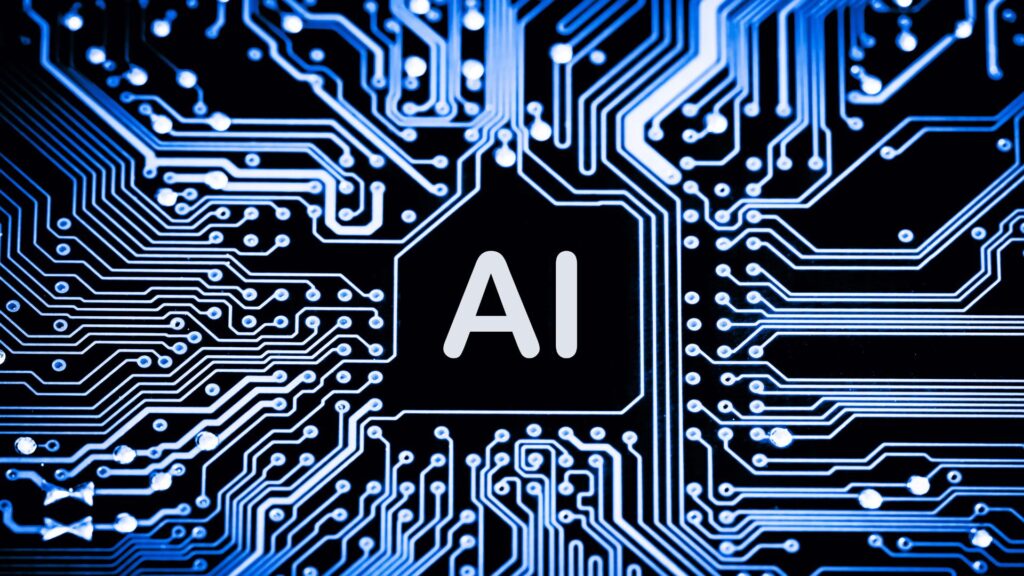 an AI microchip